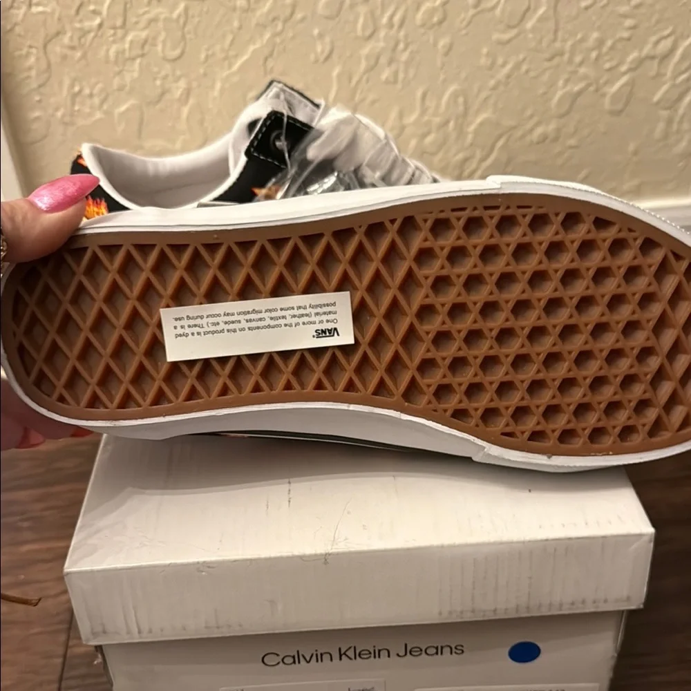 Vans Kids Thrasher Black and White Sneakers - Picture 6 of 6